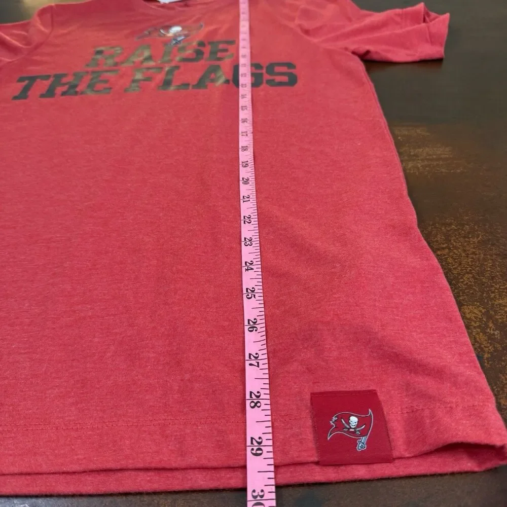 Men's Tampa Bay Buccaneers Stated Short Sleeve T-Shirt raise the flags Nike Sm